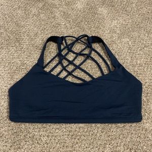 Navy blue Lululemon bra